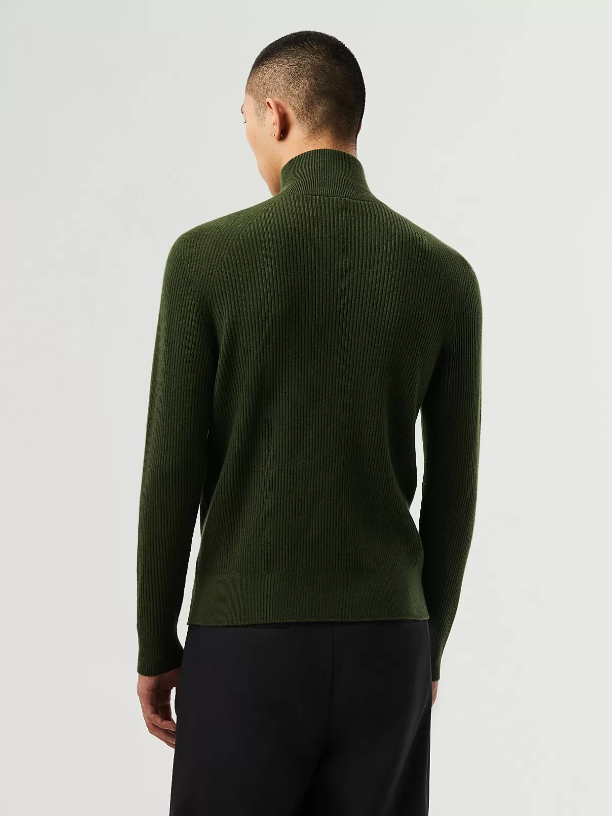 Fashion AlphaTauri Seamless 3D Knit Cashmere-Blend Jacket Dark Green