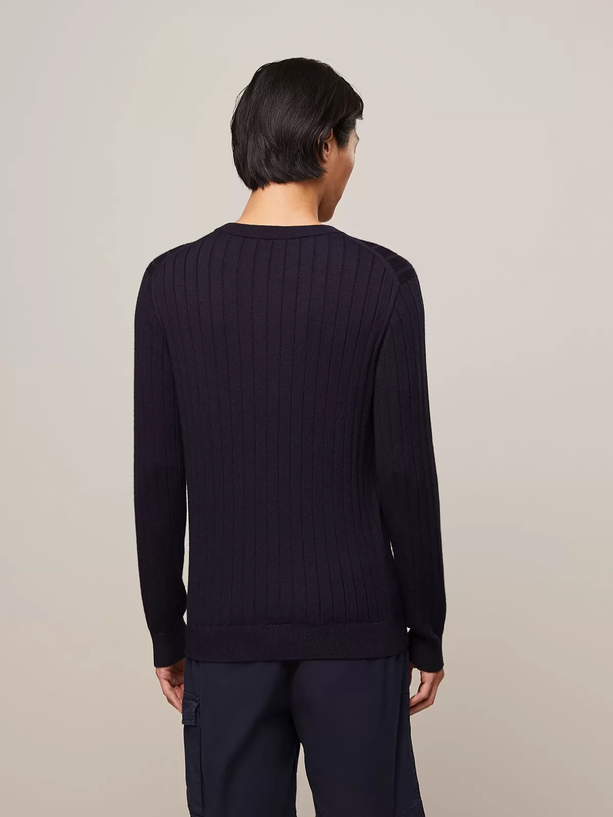 Best Sale AlphaTauri Seamless 3D Knit Cashmere-Coolmax® Sweater Navy