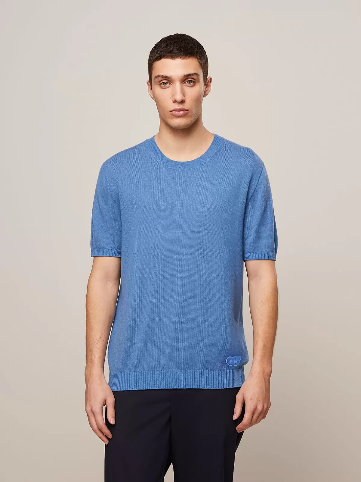 Sale AlphaTauri Seamless 3D Knit Merino-Blend T-Shirt Sky Blue