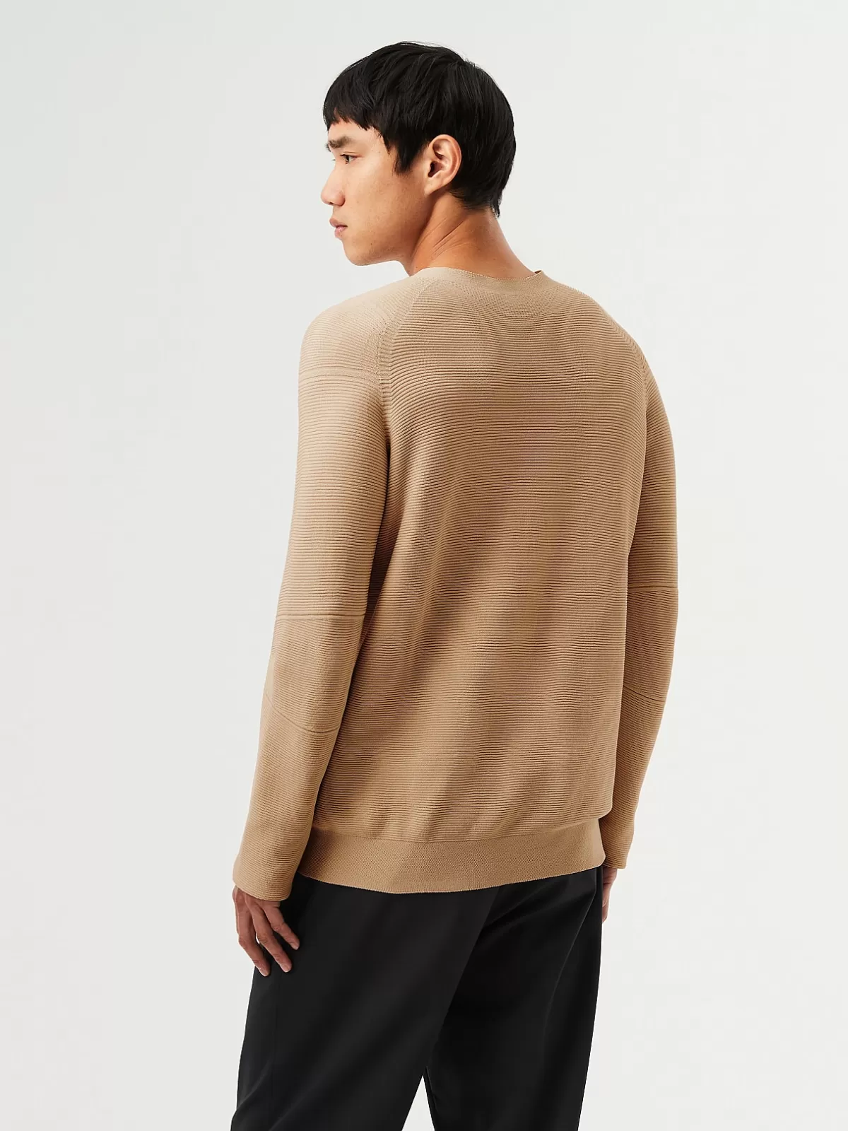 Outlet AlphaTauri Seamless 3D Performance Knit Crewneck Sweater Brown / Beige