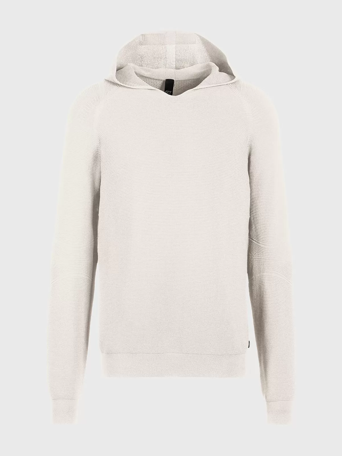 Best AlphaTauri Seamless 3D Performance Knit Hoodie Off White