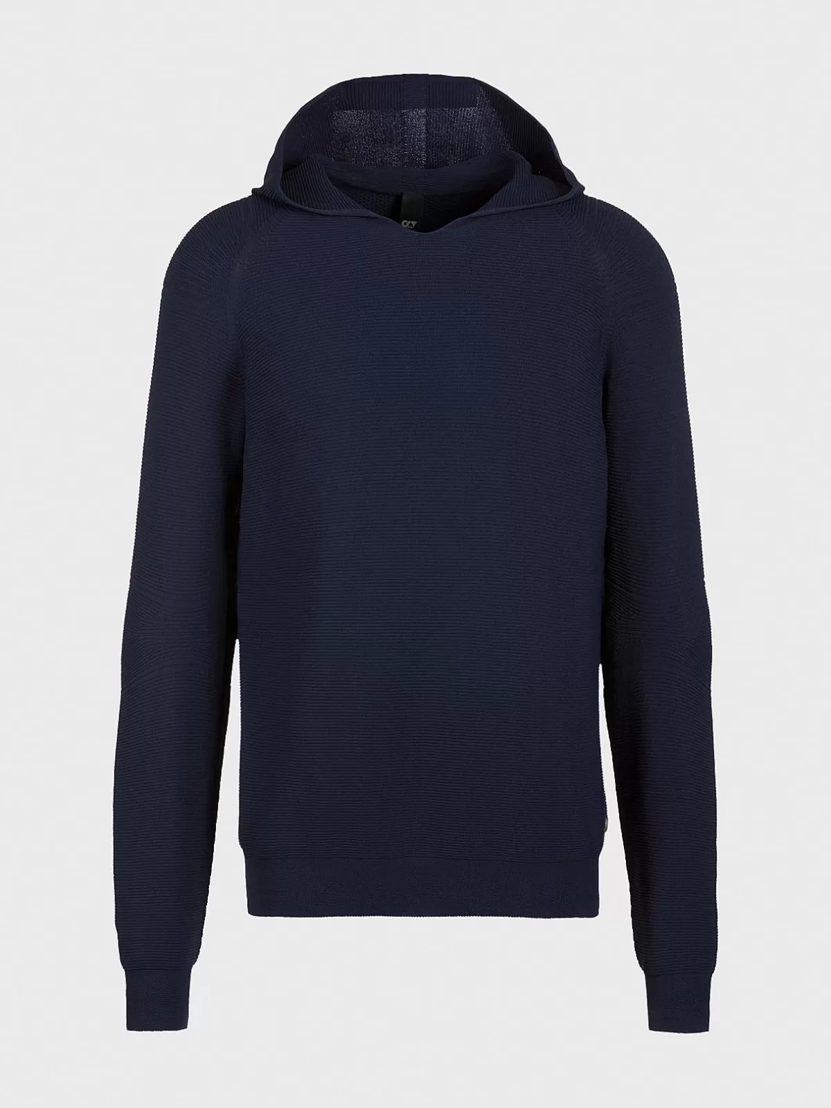 Clearance AlphaTauri Seamless 3D Performance Knit Hoodie Navy