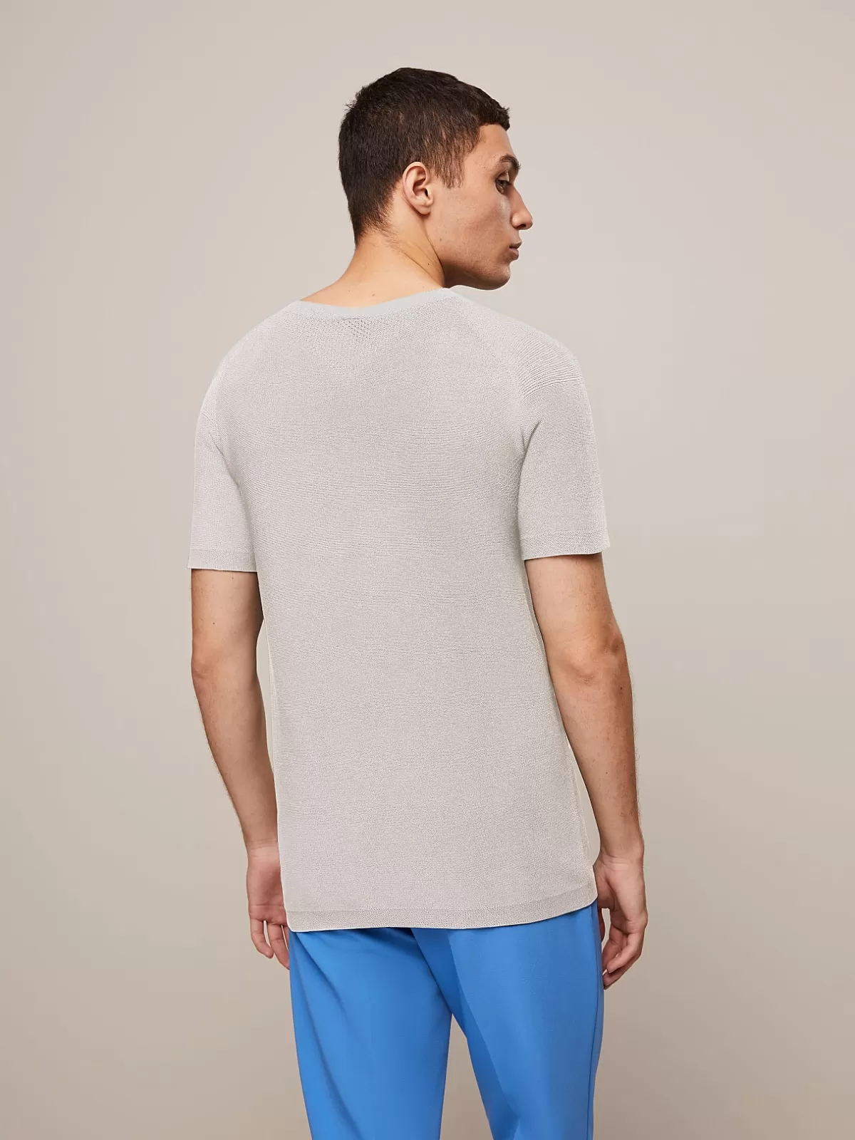 New AlphaTauri Seamless 3D Performance Knit T-Shirt Off White