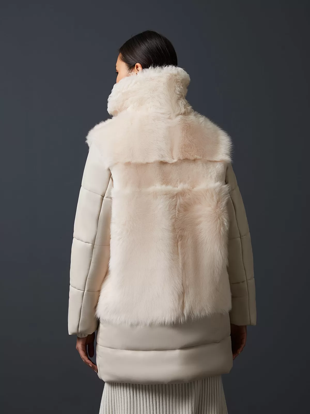 Store AlphaTauri Shearling Jacket Sand