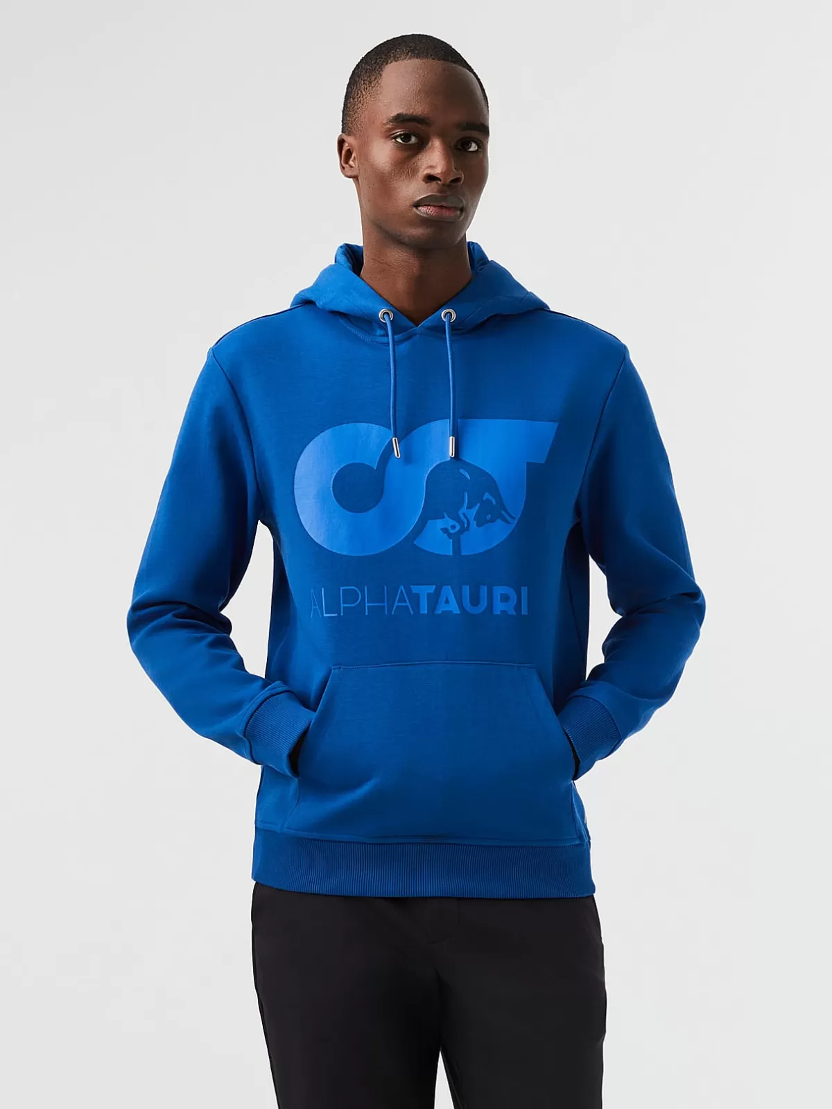 Store AlphaTauri Signature Logo Hoodie Classic Blue