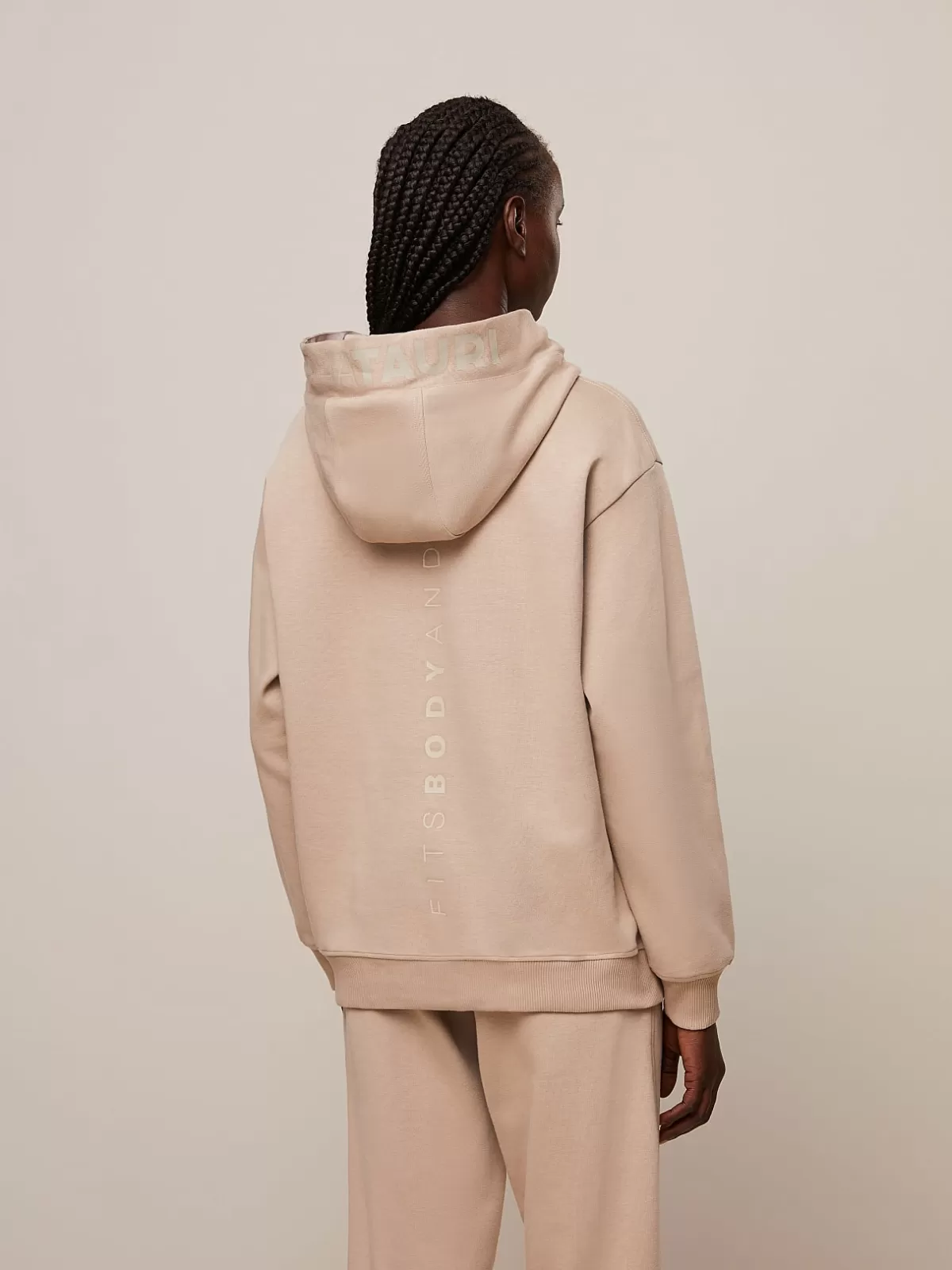 Store AlphaTauri Signature Logo Hoodie Sand