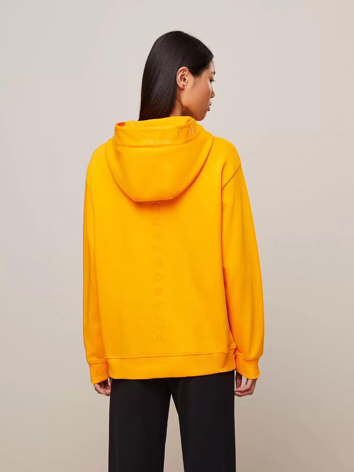 Fashion AlphaTauri Signature Logo Hoodie Warm Yellow