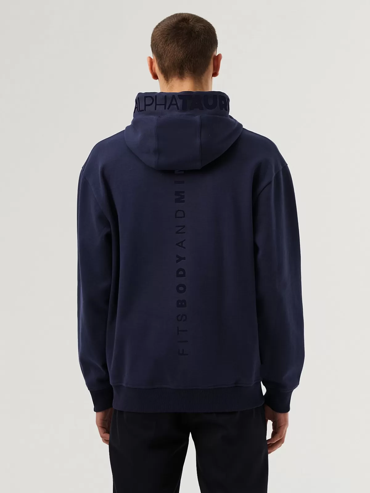 Hot AlphaTauri Signature Logo Hoodie Navy