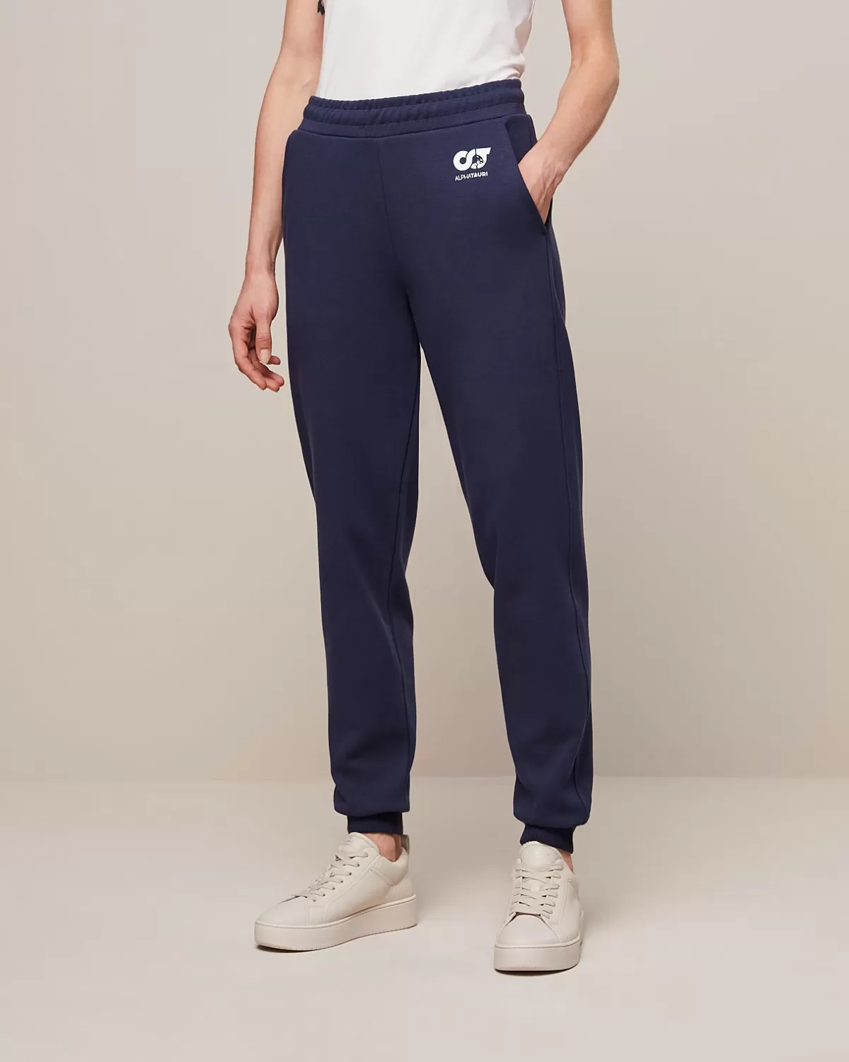 Sale AlphaTauri Signature Logo Joggers Navy / White