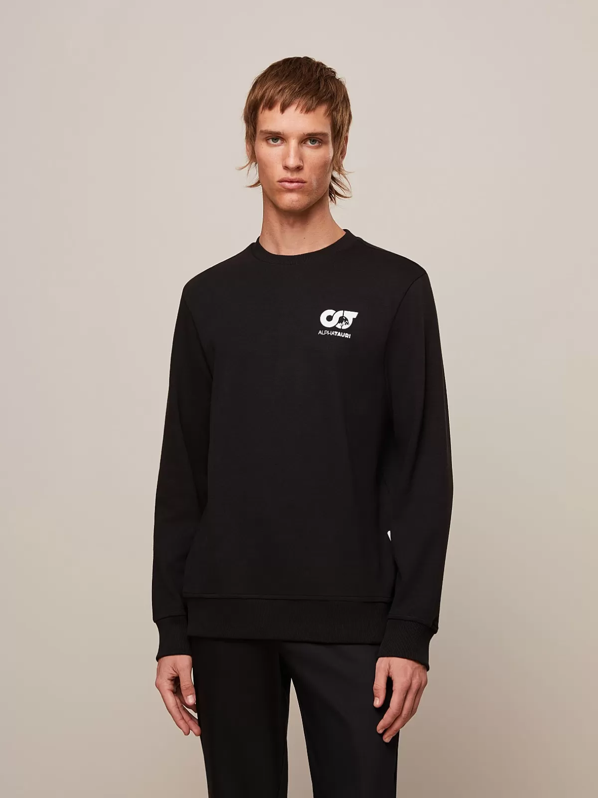 Clearance AlphaTauri Signature Logo Sweatshirt Black