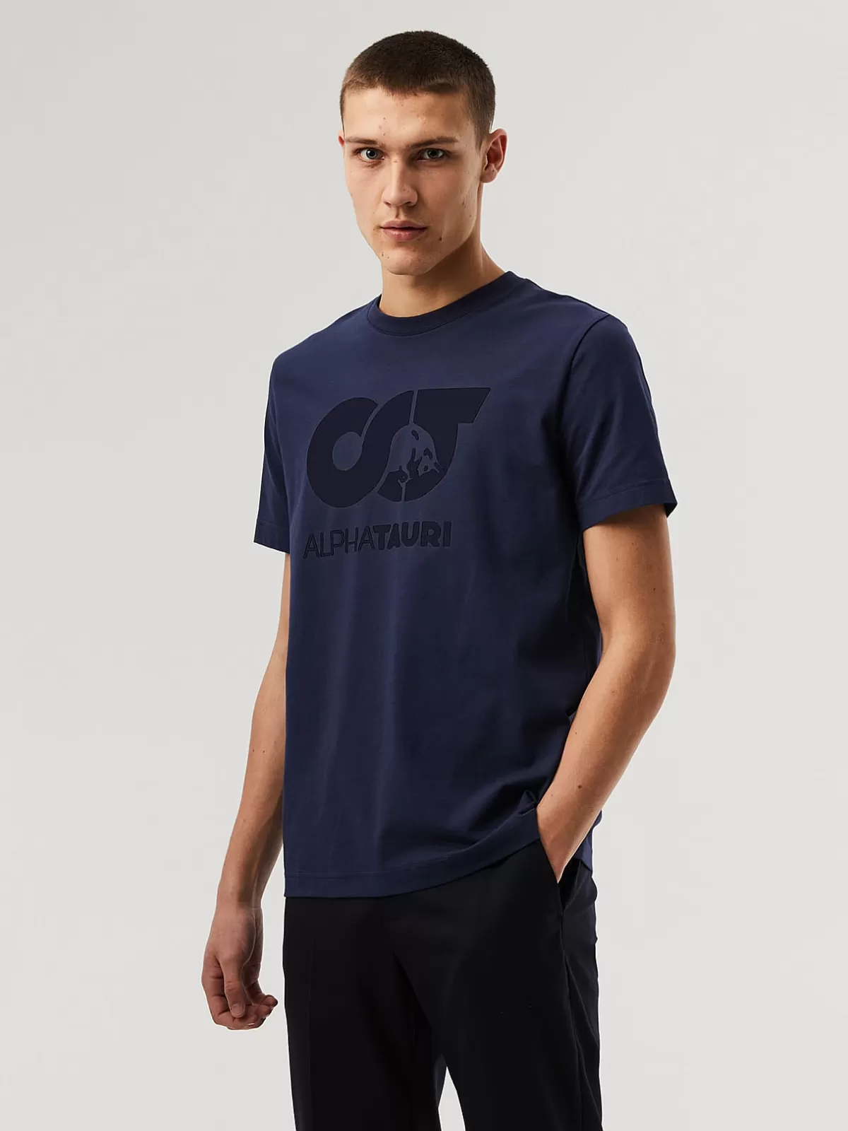 Flash Sale AlphaTauri Signature Logo T-Shirt Navy