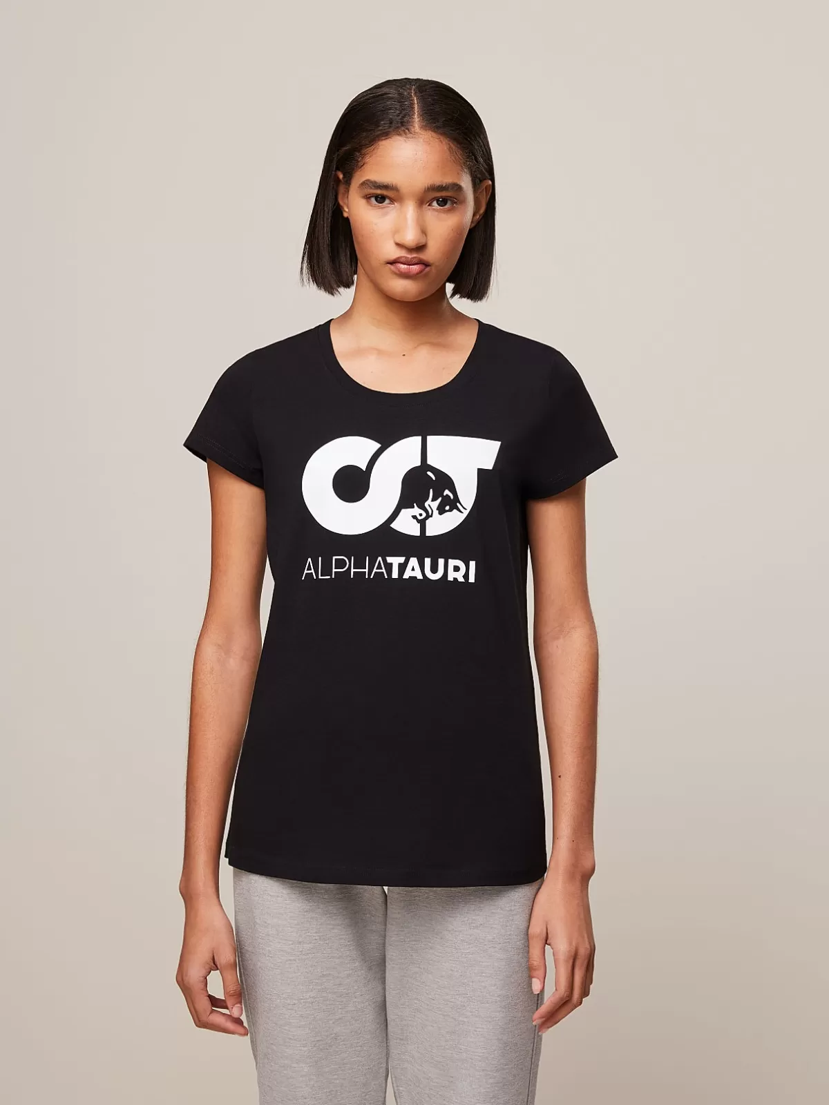 Clearance AlphaTauri Signature Logo T-Shirt Black