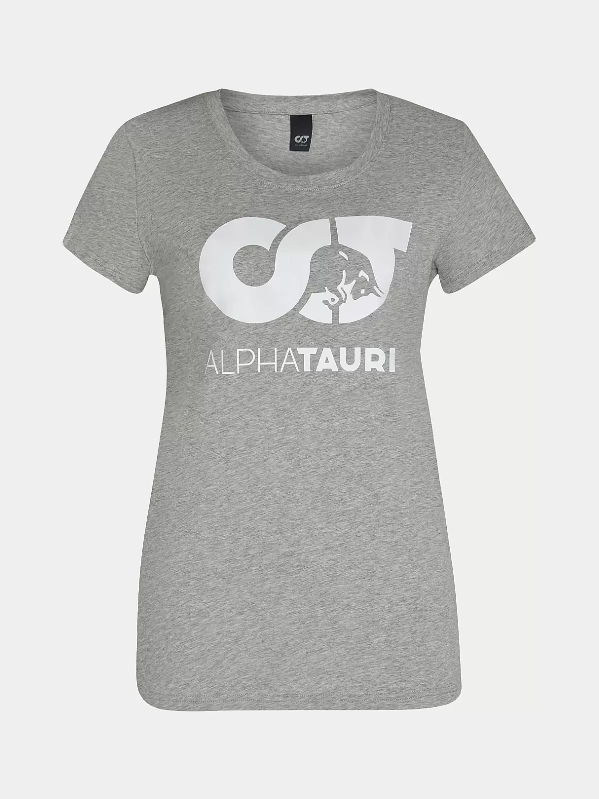 Discount AlphaTauri Signature Logo T-Shirt Grey / Melange