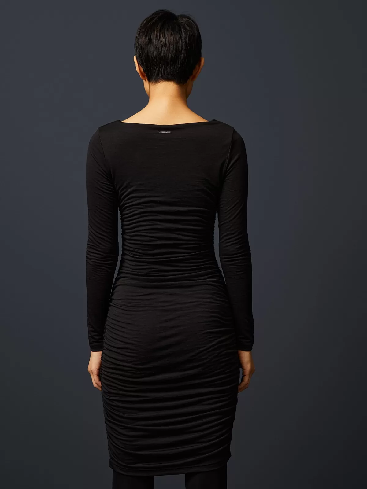 Hot AlphaTauri Slim-Fit Wool-Blend Dress Black