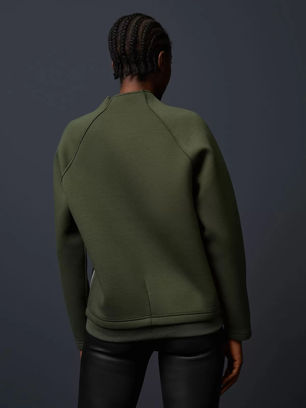 Online AlphaTauri Spacer Mockneck Sweater Green