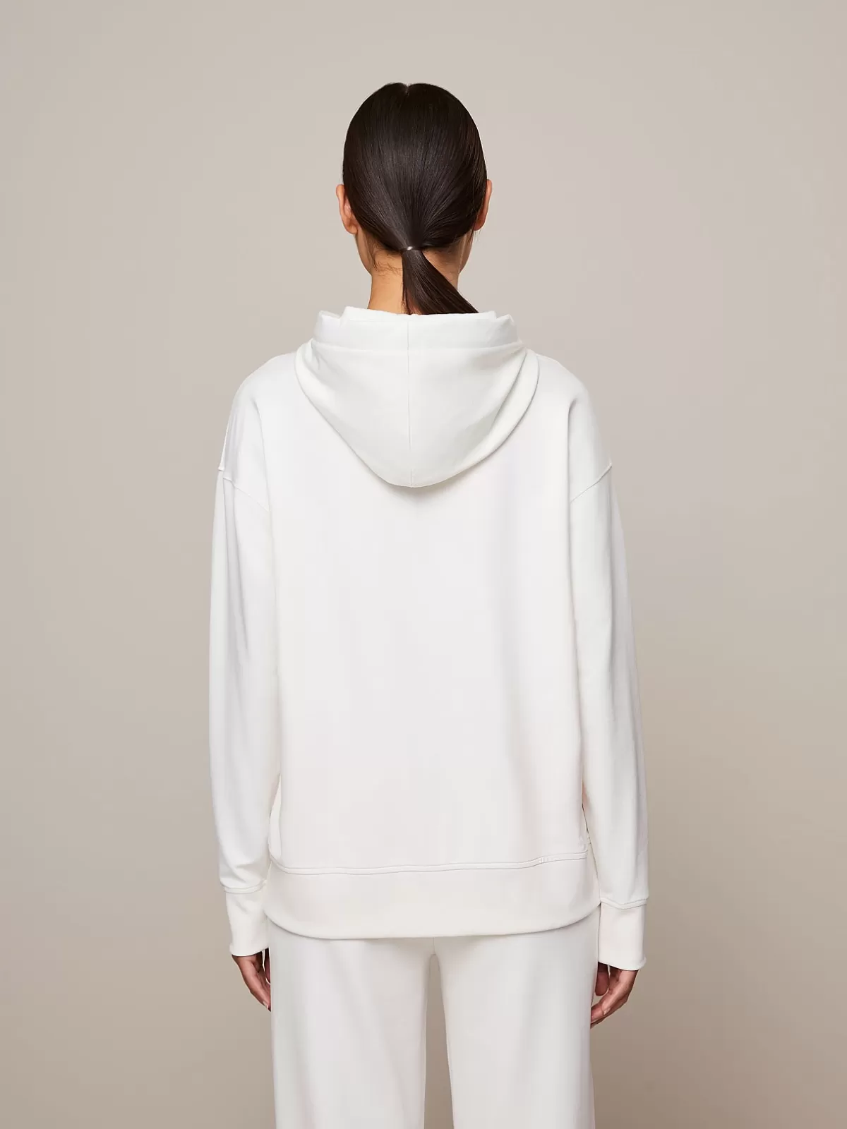 Online AlphaTauri Sweat Jacket With Drawstrings Ivory