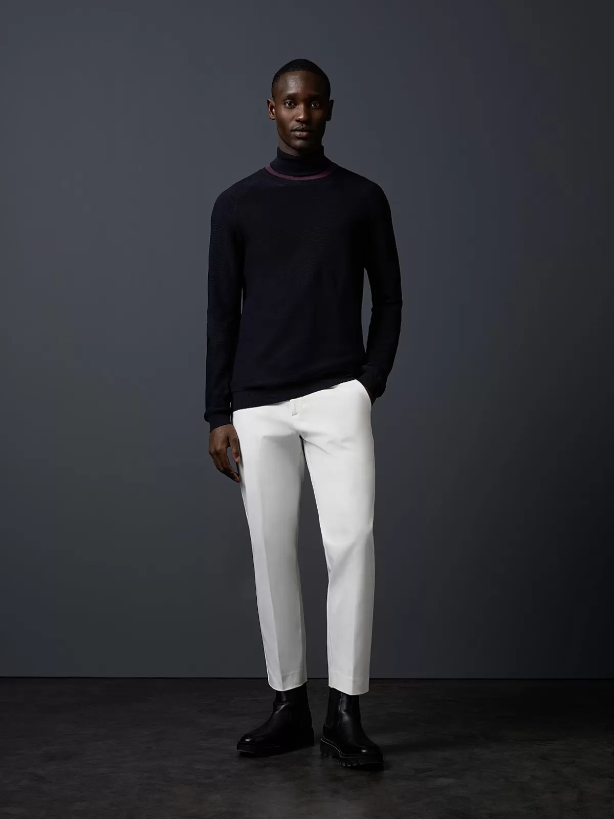 Hot AlphaTauri Tapered Pants With Pleats Off White