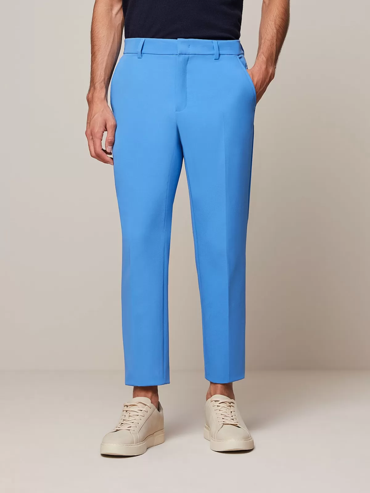 Flash Sale AlphaTauri Tapered Pants With Pleats Sky Blue