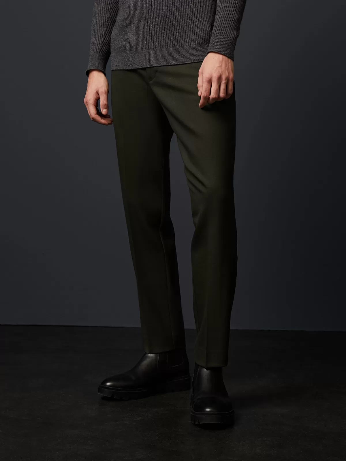 Store AlphaTauri Tapered Wool-Blend Pants Green