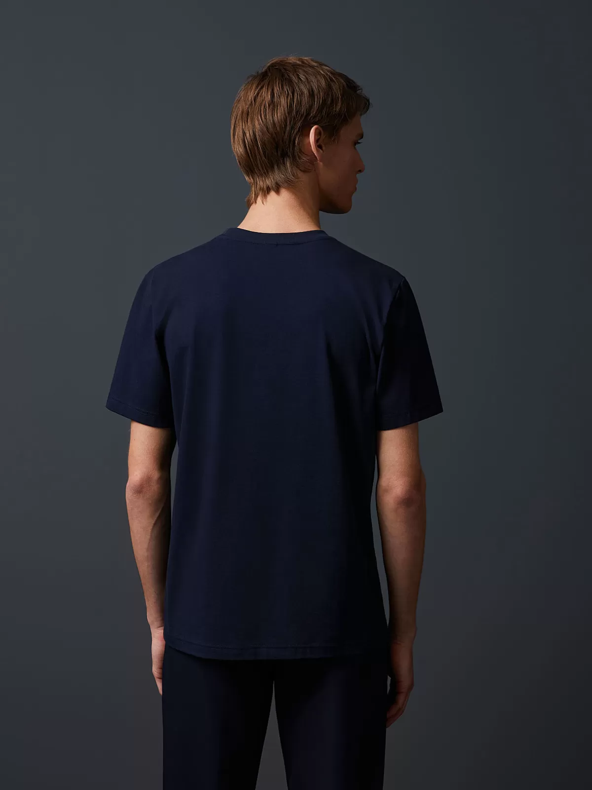 Hot AlphaTauri T-Shirt With Flock Print Navy