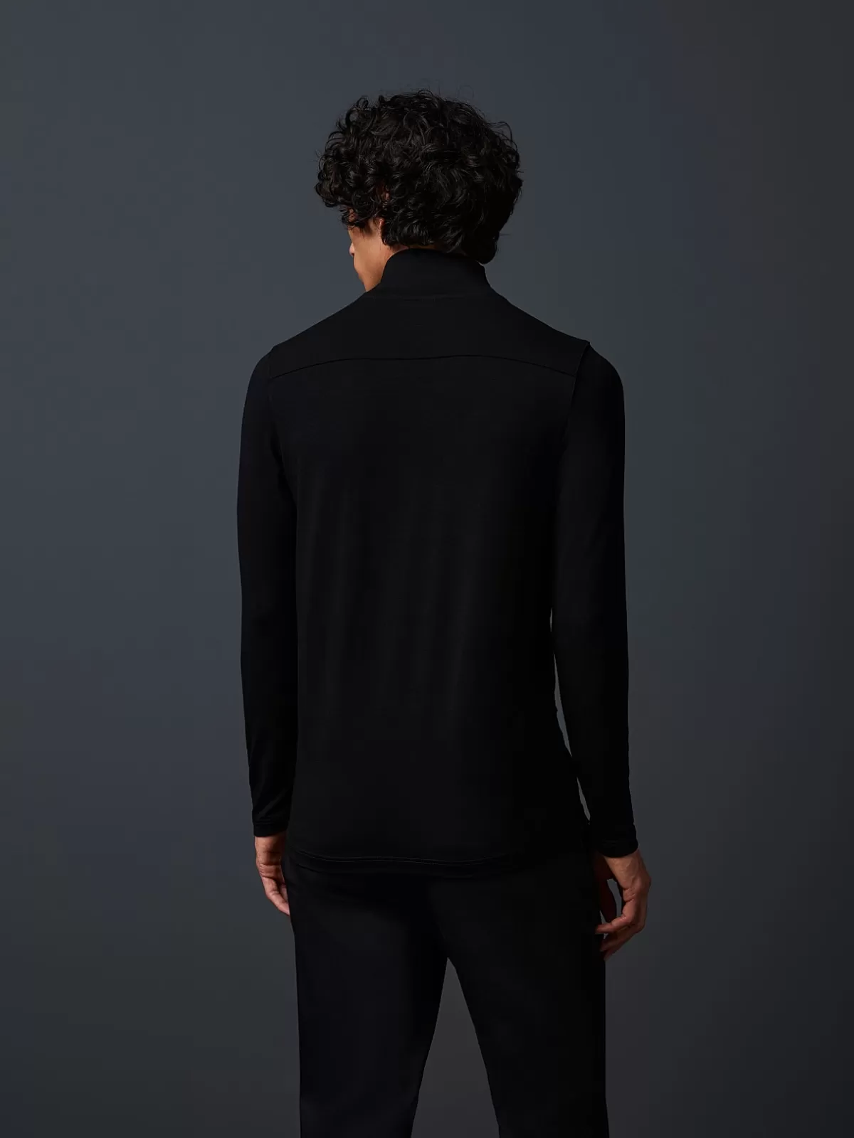 Clearance AlphaTauri Turtleneck Longsleeve T-Shirt Black