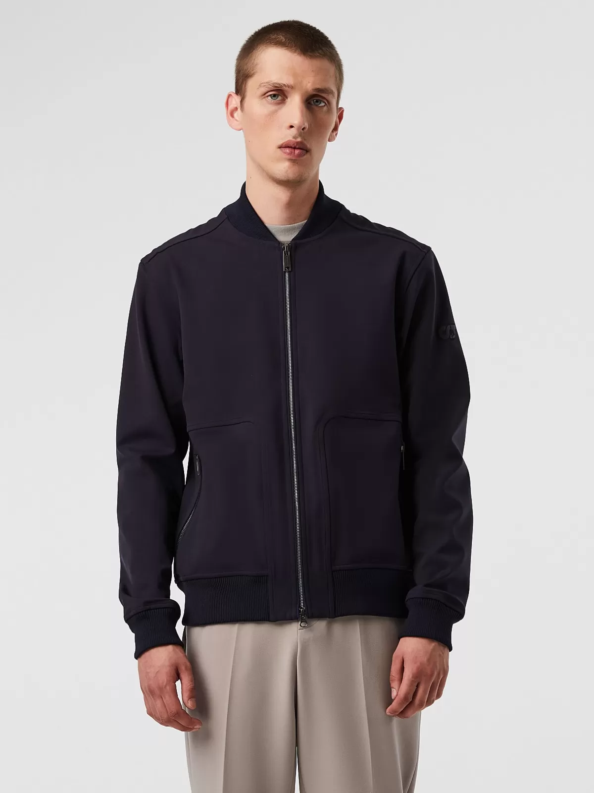 Online AlphaTauri Waterproof Taurobran® Bomber Jacket Navy