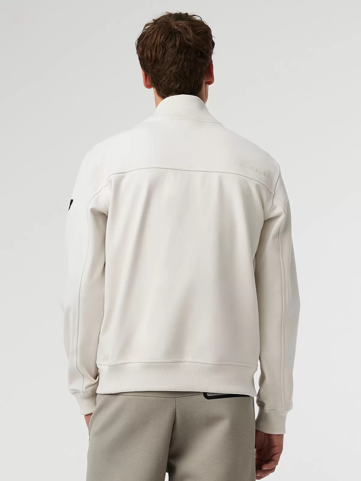 Sale AlphaTauri Waterproof Taurobran® Bomber Jacket Off White