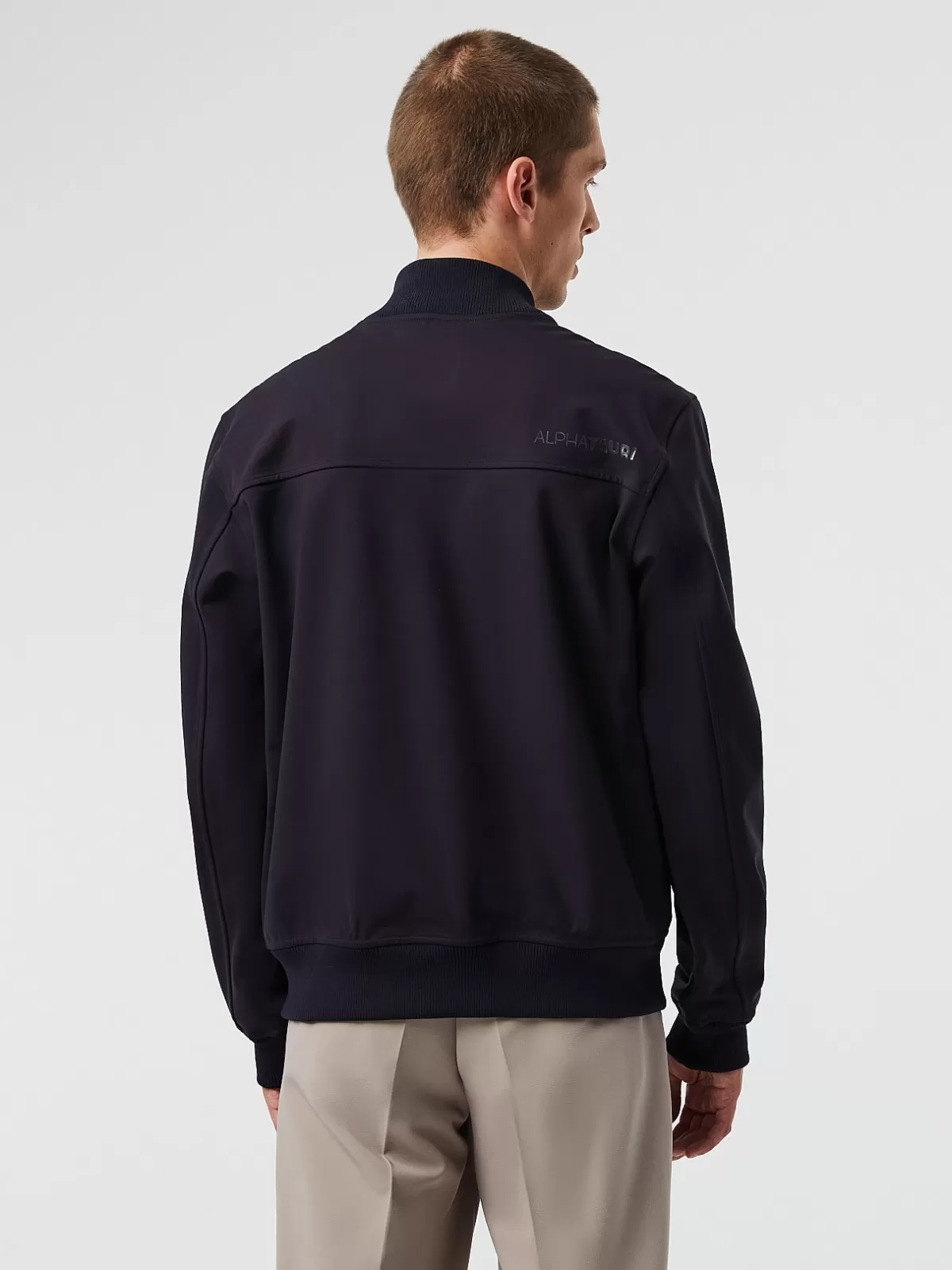 Online AlphaTauri Waterproof Taurobran® Bomber Jacket Navy