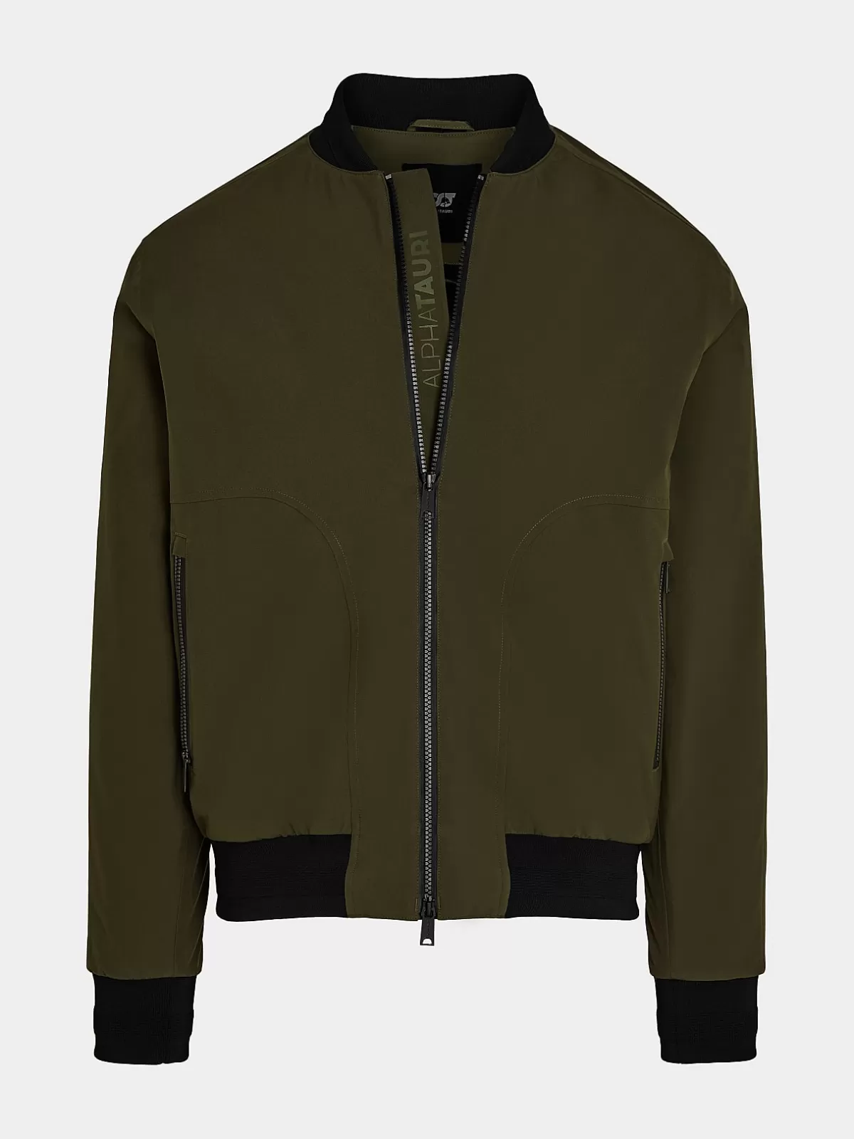 Store AlphaTauri Waterproof Taurobran® Bomber Jacket Dark Green