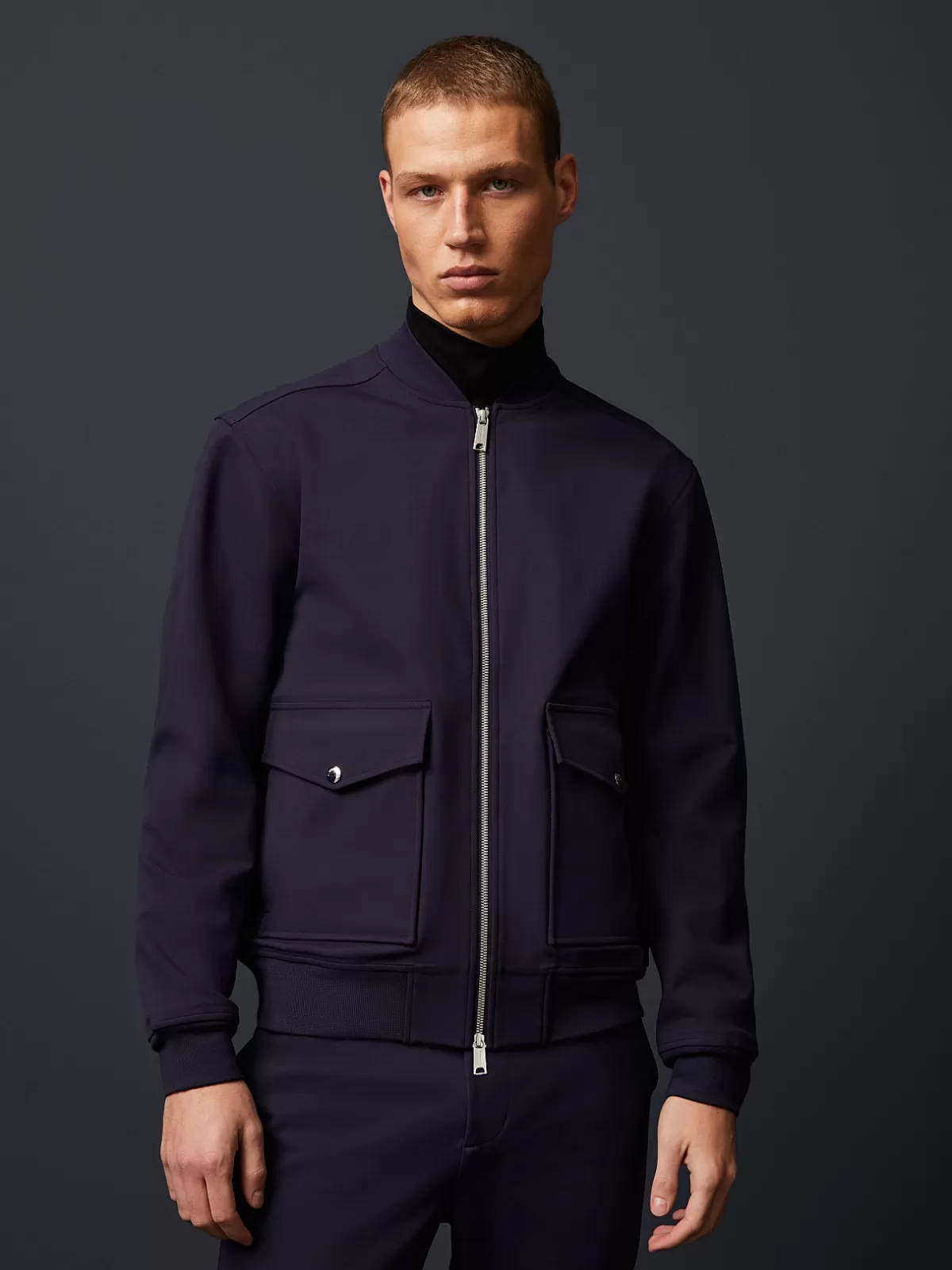 Outlet AlphaTauri Waterproof Taurobran® Sweat Jacket Navy