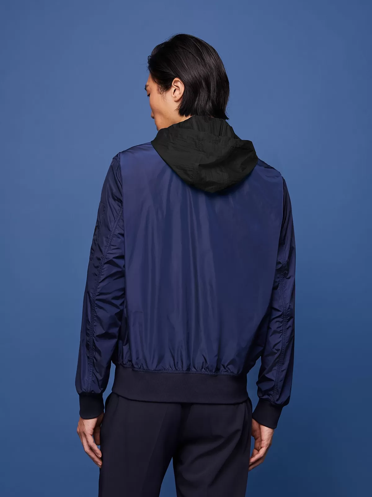 Outlet AlphaTauri Water-Resistant 2-In-1 Bomber Jacket Navy