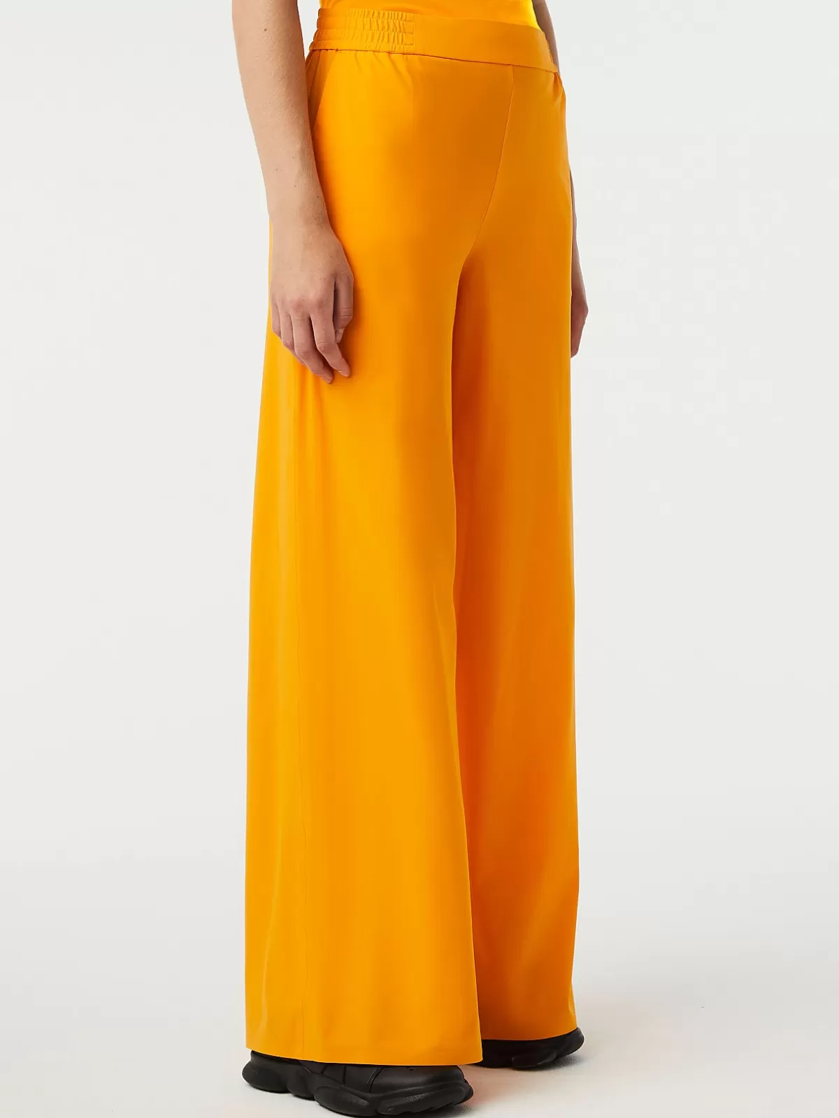 Sale AlphaTauri Wide-Leg Power Stretch Jersey Pants Warm Yellow