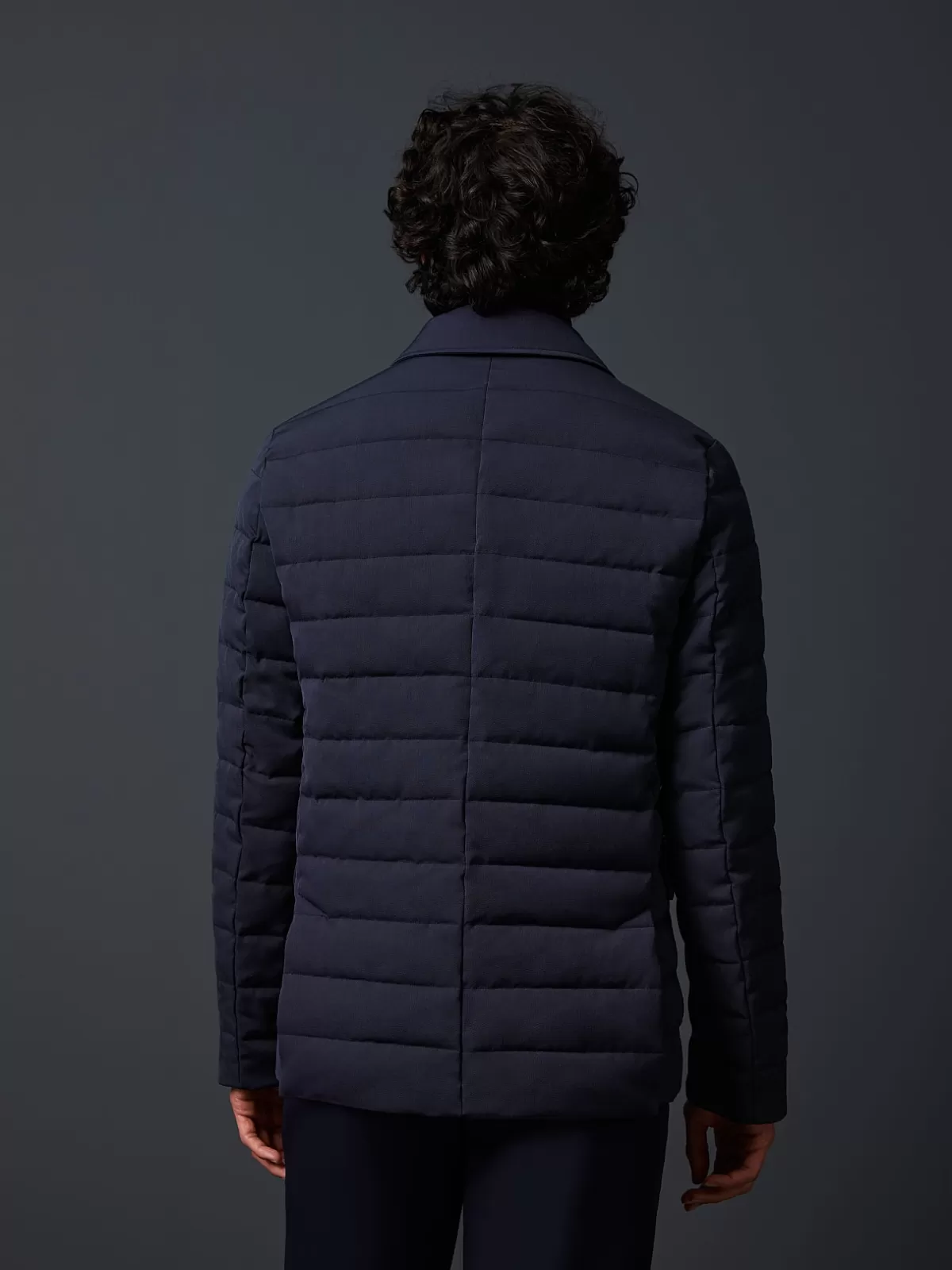 Discount AlphaTauri Wool Blazer With Primaloft® Padding Navy