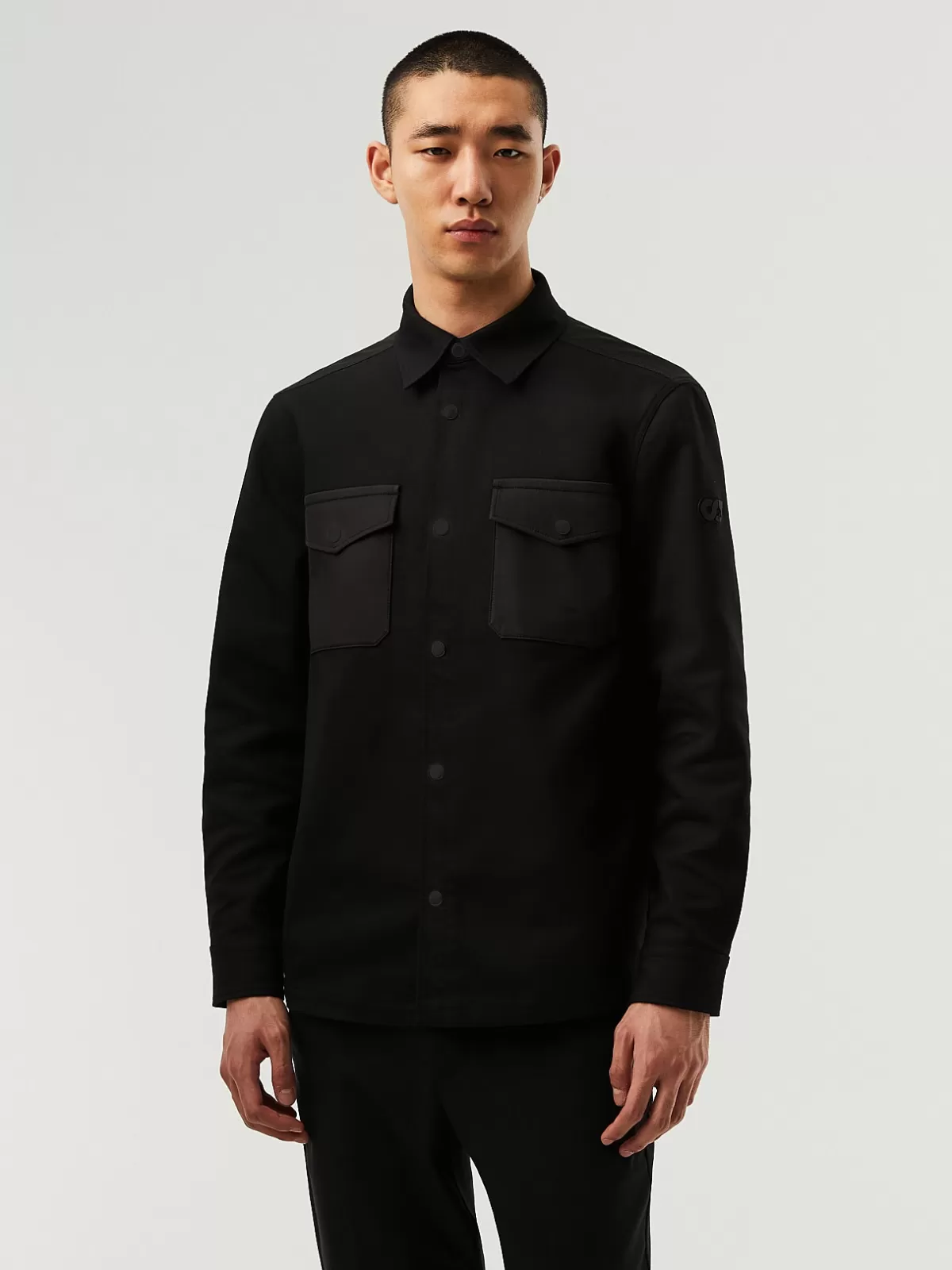 Store AlphaTauri Woven Overshirt Black