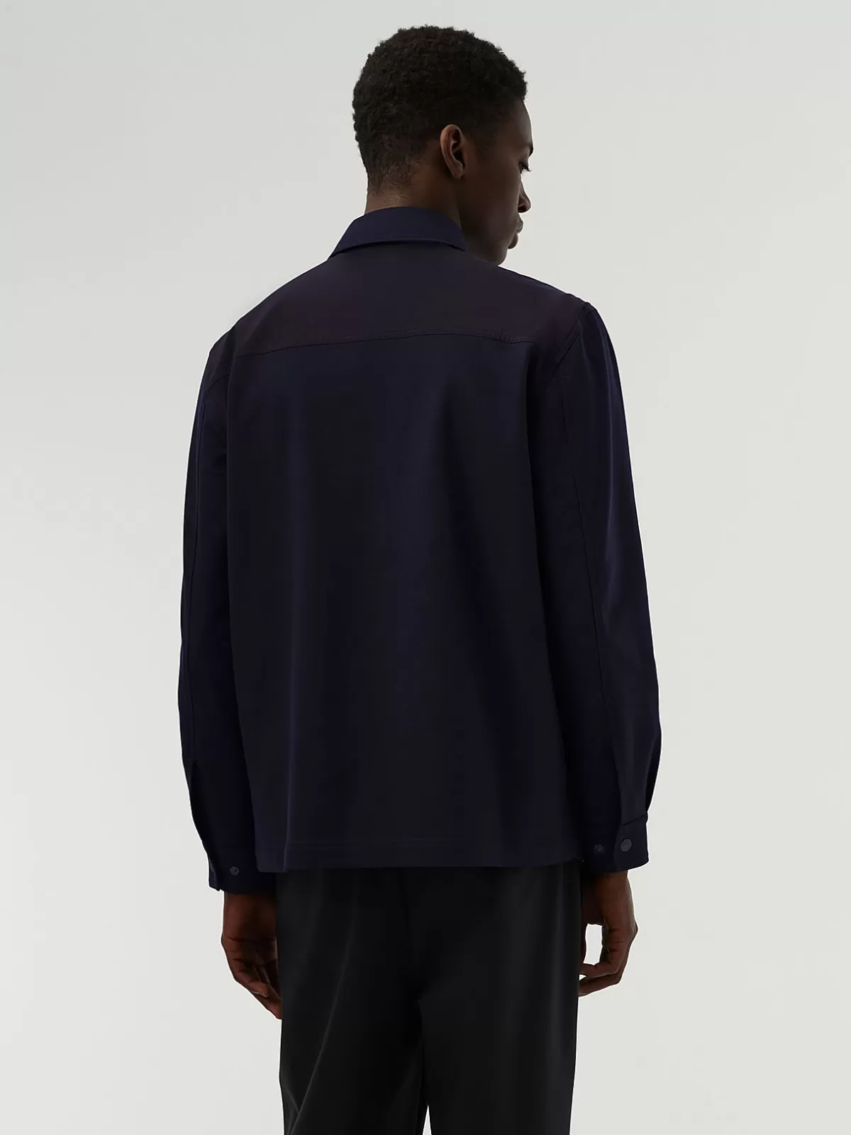 Online AlphaTauri Woven Overshirt Navy