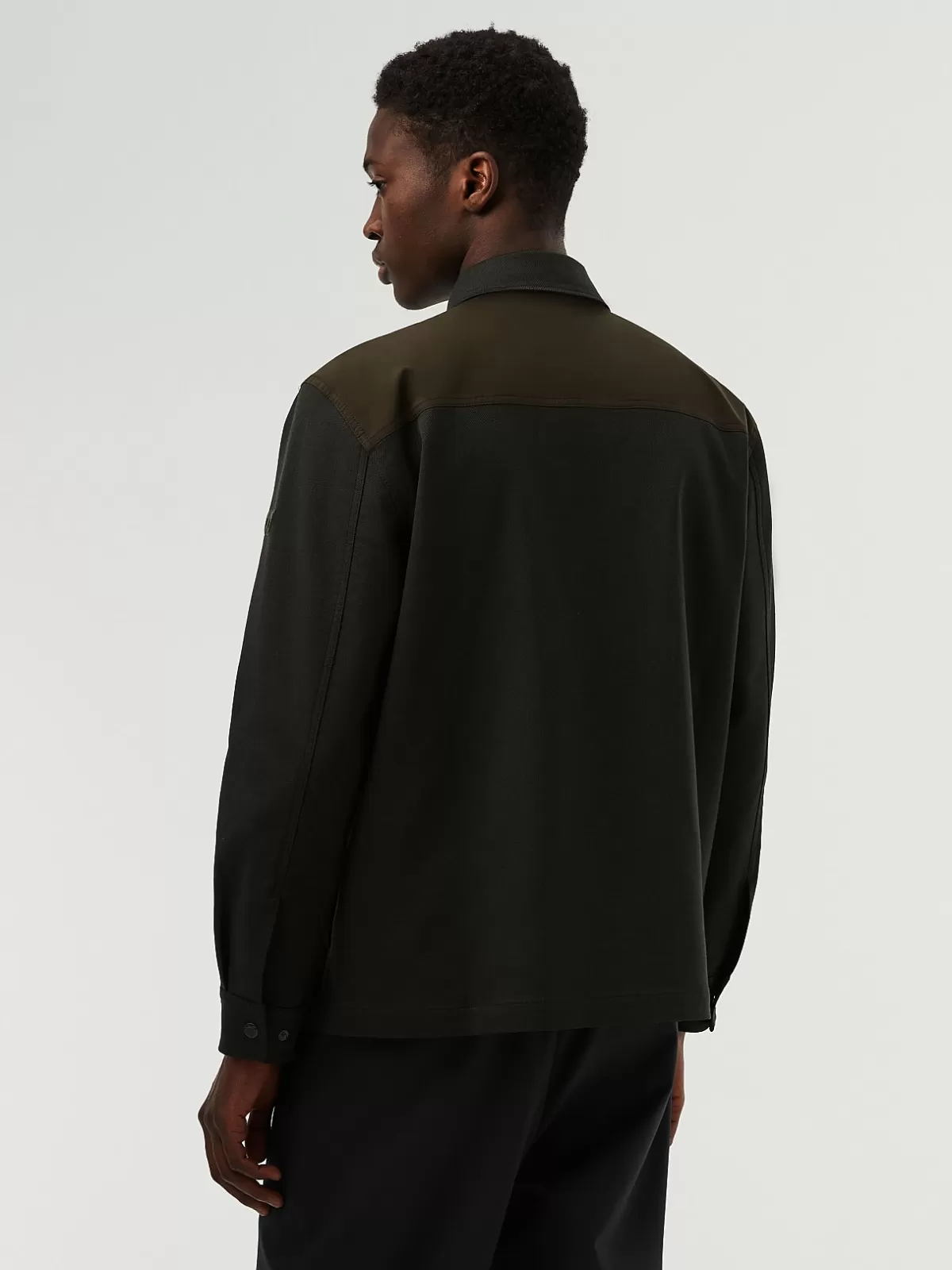 Clearance AlphaTauri Woven Overshirt Dark Green