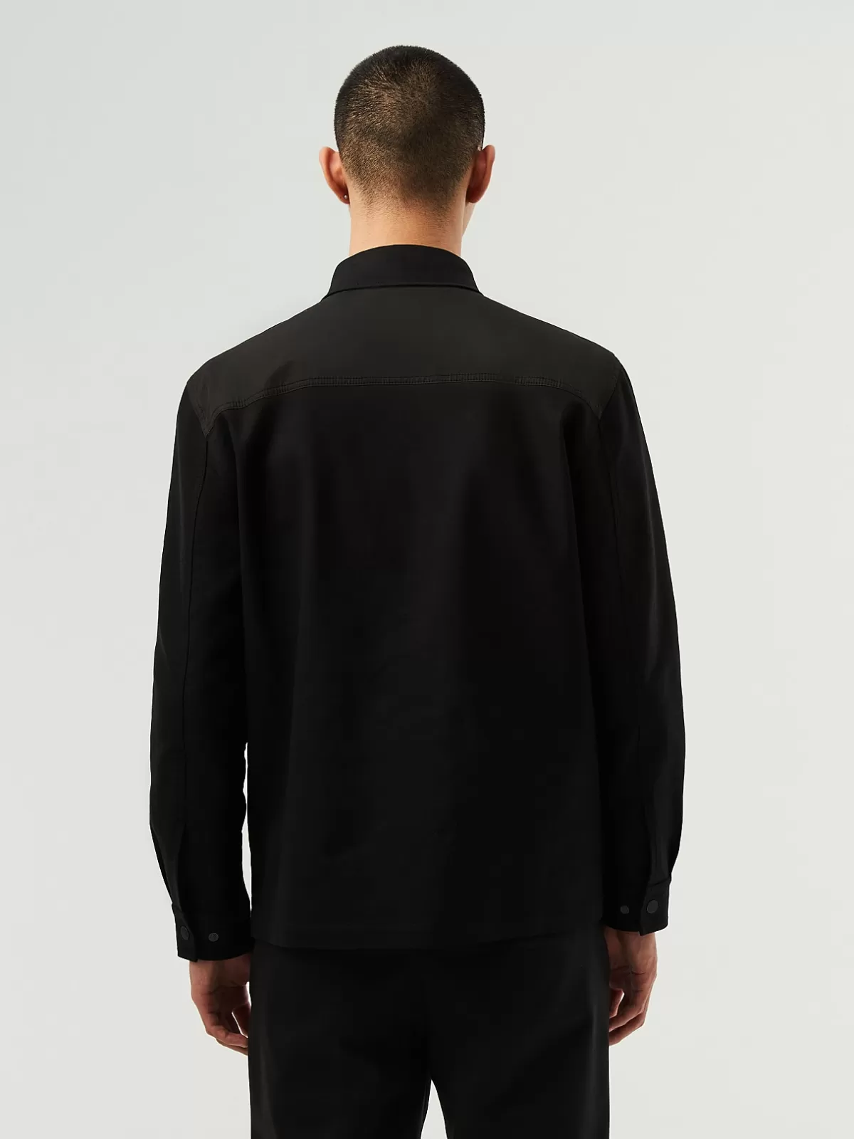 Store AlphaTauri Woven Overshirt Black